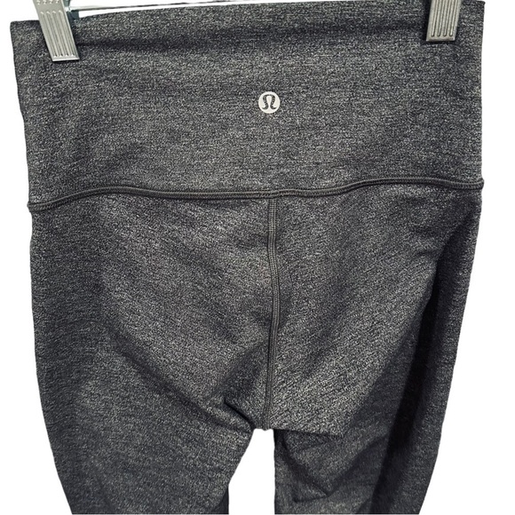 LULULEMON Wunder Under HR Tight SE Tech women’s size 4 grey black W5AWJS - Picture 5 of 8